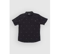 Salty Crew Breezer Perf Short Sleeve Polo Black L Man