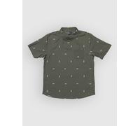 Salty Crew Breezer Perf Short Sleeve Polo Green M Men