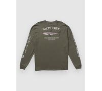 Salty Crew Bruce Long Sleeve T-shirt Green M Men