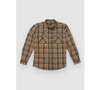 Salty Crew Daybreak Flannel Long Sleeve Shirt Brown M Men