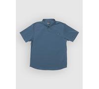 Salty Crew Drifter Uv Short Sleeve Polo Blue M Man