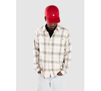 Salty Crew Early Bird Flannel Long Sleeve Shirt Beige 2XL Men