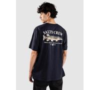 Salty Crew Euro Pike Premium Short Sleeve T-shirt Blue L Men