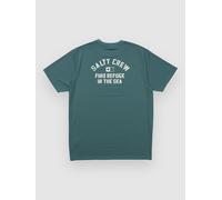 Salty Crew Even Keel Tech Short Sleeve Rash Guard Green XL