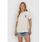 Salty Crew Geo Palm Bf Short Sleeve T-shirt Beige M Woman