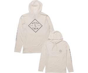 Salty Crew - Hooded sweatshirt - Tippet Hood Tech Tee White for Men in Recycled Polyester - Size M White M