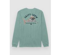 Salty Crew Lurking Long Sleeve T-shirt Green M Boys,Girls
