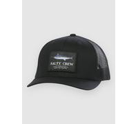 Salty Crew Marlin Mount Retro Trucker Cap One Size Black