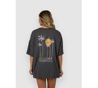 Salty Crew Palm Set Cover-up Short Sleeve T-shirt Black S-M Woman