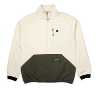 Salty Crew Quay Tech Fleece Half Zip Sweatshirt Beige L Men