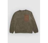 Salty Crew Reel Polar Crew Fleece Green S Men