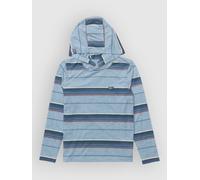 Salty Crew Seaway Uv Hooded Long Sleeve Rash Guard Blue L Boy