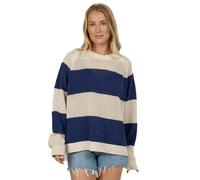 Salty Crew Signal Crew Sweater Blue XS Woman