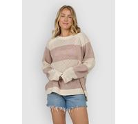 Salty Crew Signal Crew Sweater Beige XS Woman