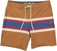 Salty Crew - Stretch swim shorts - Crew Stripe Boardshort Bronze Brown for Men - Size 32 Brown 32