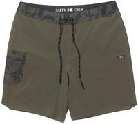 Salty Crew - Stretch swim shorts - Session Boardshort Dusty Olive for Men - Size 31 - Khaki Khaki 31