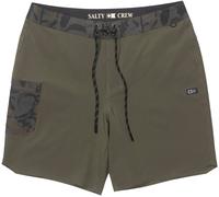 Salty Crew - Stretch swim shorts - Session Boardshort Dusty Olive for Men - Size 32 - Khaki Khaki 32