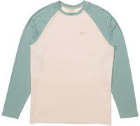 Salty Crew - Sun protection T-shirt - Mariner LS Tech Tee Birch/Marine for Men - Size M - Blue Blue M