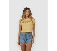 Salty Crew Sunny Side Baby Short Sleeve T-shirt Yellow M Woman