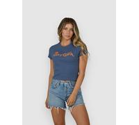 Salty Crew Sunny Side Baby Short Sleeve T-shirt Blue S Woman