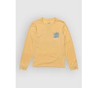 Salty Crew Surf Shark Sunshirt Long Sleeve Rash Guard Orange XL Boy