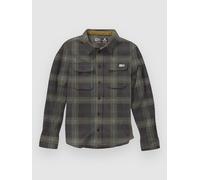 Salty Crew Swellter Polar Flannel Long Sleeve Shirt Grey S Men