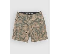Salty Crew Transom Tech Shorts Brown 32 Men