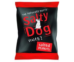 Salty Dog Salted Peanuts 24 x 45g packets on pub card 4500