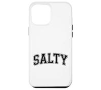 Salty Funny Retro Beach Slang Vintage Varsity Style Design Case for iPhone 12 Pro Max
