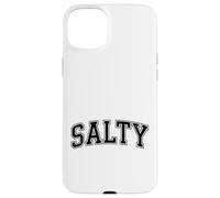 Salty Funny Retro Beach Slang Vintage Varsity Style Design Case for iPhone 15 Plus