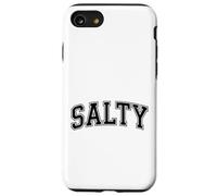 Salty Funny Retro Beach Slang Vintage Varsity Style Design Case for iPhone SE (2020) / 7/8