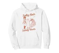Salty Hair Sandy Boots Surfer Girl Beach Ocean Wave Surfing Pullover Hoodie