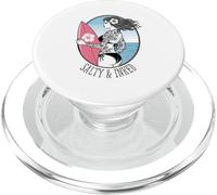 Salty & Inked Tattooed Girl Surfer Vintage Pin-Up Tattoo Art PopSockets PopGrip for MagSafe