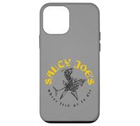 Salty Joe's Shark Reaper Distressed Black and Yellow Logo Case for iPhone 12 mini