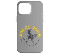 Salty Joe's Shark Reaper Distressed Black and Yellow Logo Case for iPhone 16 Pro Max