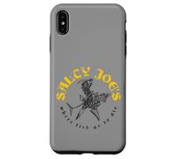 Salty Joe's Shark Reaper Distressed Black and Yellow Logo Case for iPhone XS Max
