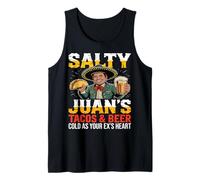 Salty Juan's Tacos and Beer Funny Cinco De Mayo Fiesta Joke Tank Top