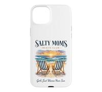 Salty Moms Beach Club Girls Just Wanna Have Sun Case for iPhone 15 Plus