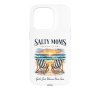 Salty Moms Beach Club Girls Just Wanna Have Sun Case for iPhone 15 Pro