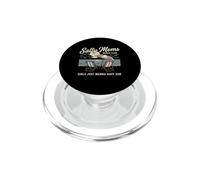 Salty Moms Beach Club Vintage Retro Summer PopSockets PopGrip for MagSafe