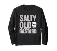 Salty Old Bastard, Funny Joke Grumpy Cranky Old Man Long Sleeve T-Shirt