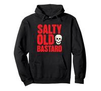 Salty Old Bastard, Funny Joke Grumpy Cranky Old Man Pullover Hoodie