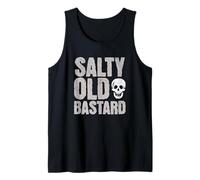 Salty Old Bastard, Funny Joke Grumpy Cranky Old Man Tank Top