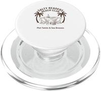 Salty Readers Beach Club Books Plot Twists & Sea Breezes PopSockets PopGrip for MagSafe