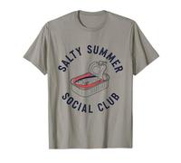 Salty Summer Social Club Tinned Fish Retro Sardines T-Shirt
