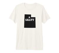Salty Utah Design Salt Lake SLC Sassy Funny Humor Premium T-Shirt