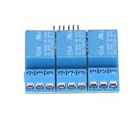 Saluaqui 2 Channel Dc 12v Relay Module Board 3 Ch 3 Channel Relay Module High Low 5V/.3V Compatible with Optocoupler Isolation Fault Tolerant Design for Home Automation Industrial Control (12v)