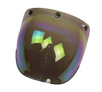 Saluaqui 3 Snap Bubble Wind for Biltwell & Bonanza Motorcycle Helmet Premium Quality Clear Accessory for Riding Comfort and Fits Most Motorcycle Helmets Design Trusted By Riders (colorful)