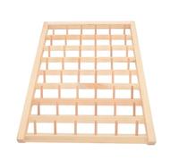 Saluaqui 48 Spools Thread Rack Wall Mounted Sewing and Embroidery Spool Wooden Thread Holder for Projects Includes Hooks for Easy Installation