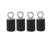 Saluaqui 4PCS UTV Lock Ride Tie Down Anchors for .45in Rubber Stainless Steel Replacement Anchors High Elastic Grip Easy Install Versatile Use